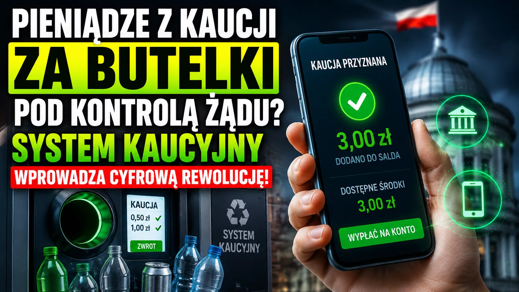 Koniec papierowych bonów. System kaucyjny przechodzi cyfrową rewolucję