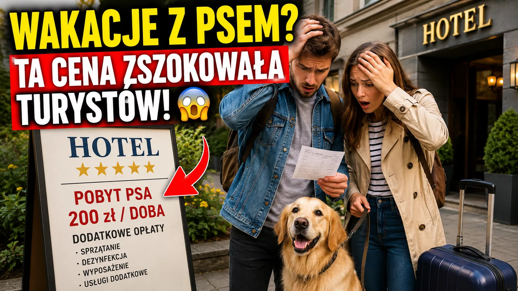 Wakacje z psem lub kotem. Turyści są zaskoczeni dodatkowymi opłatami. choćby 200 zł za dobę dla zwierzaka