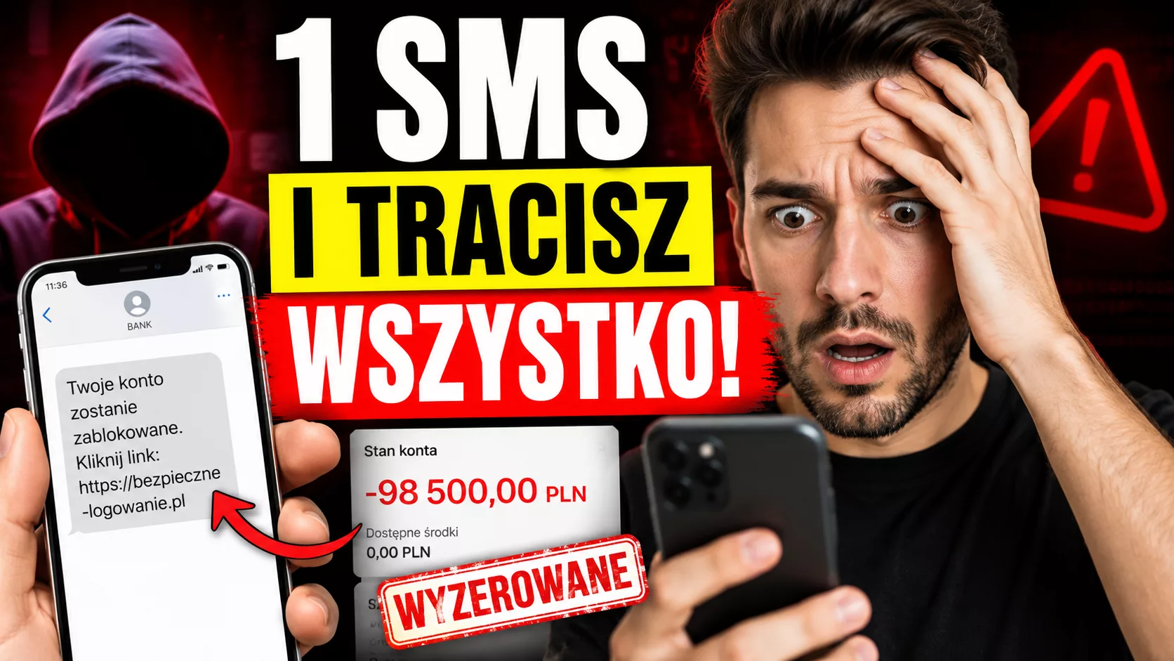 Jeden SMS i tracisz wszystko. Oszuści są coraz sprytniejsi. Jak nie dać się okraść?
