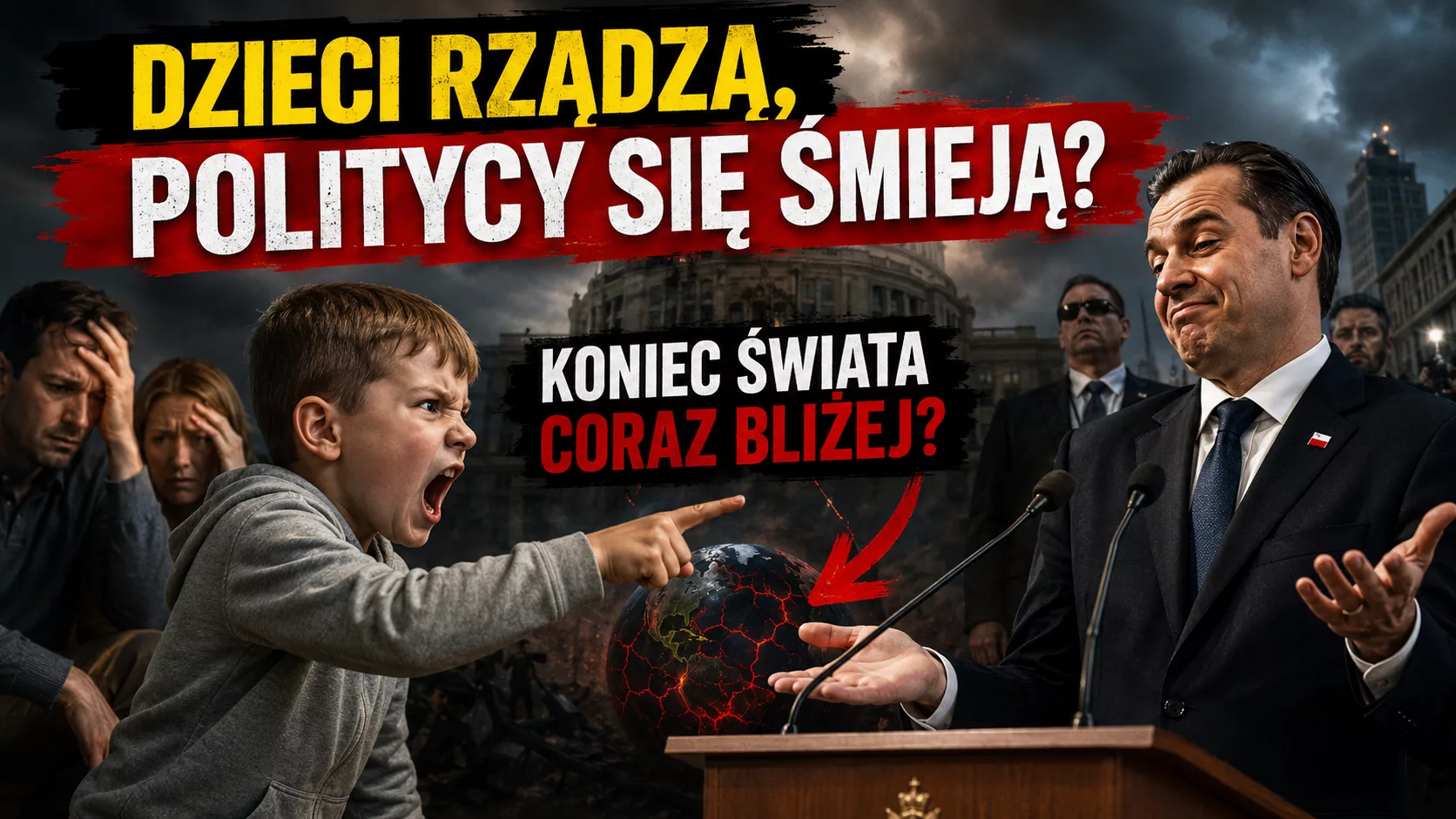 Dorośli boją się dzieci, obywatele boją się polityków. Czy świat stanął na głowie?