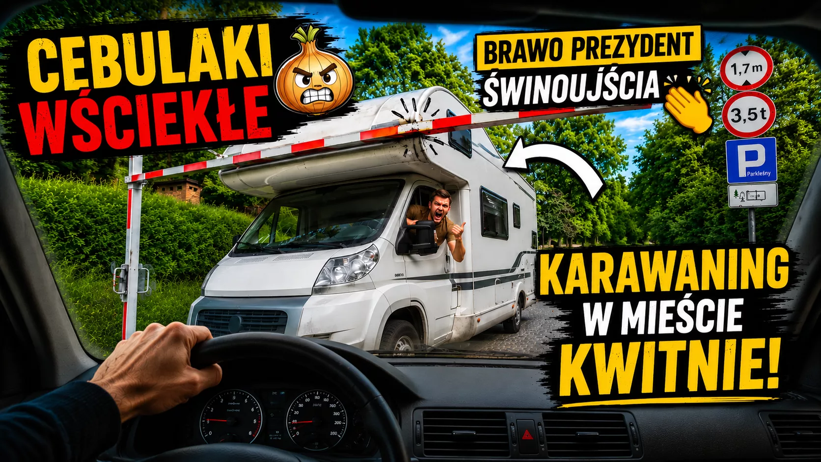 Świnoujście. Poranna rozkimina w samochodzie Brawo Prezydent Agatowska
