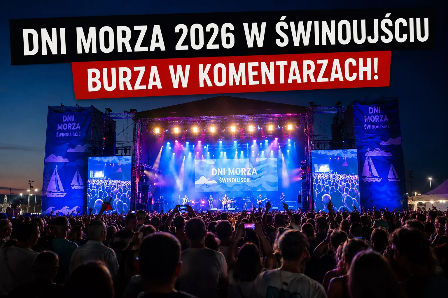 Dni Morza 2026 w Świnoujściu. Mieszkańcy podzieleni. Jedni zachwyceni, inni mówią o „najgorszym programie od lat”