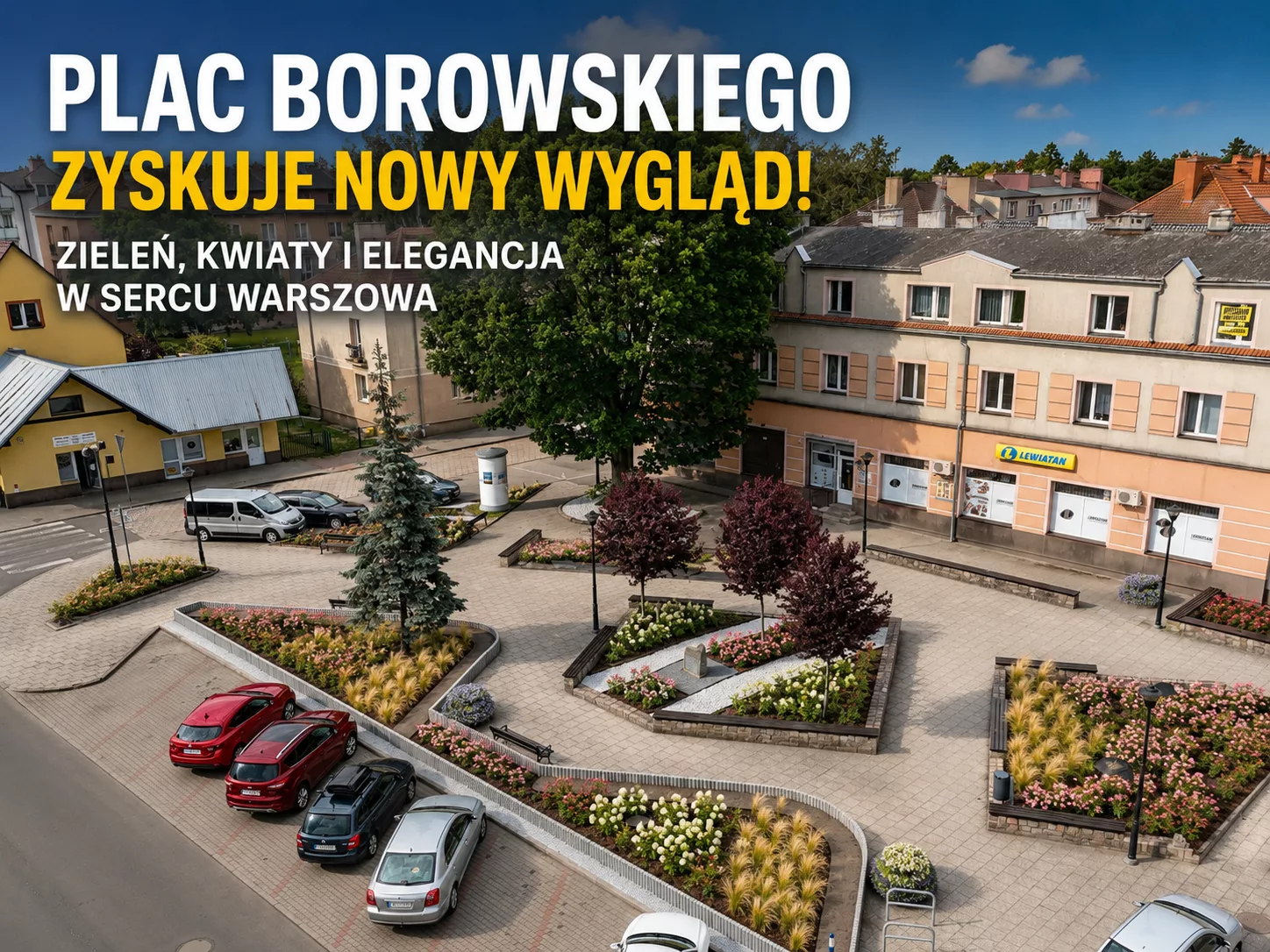 Plac Borowskiego na Warszowie przechodzi metamorfozę. Mieszkańcy czekali na to od lat!