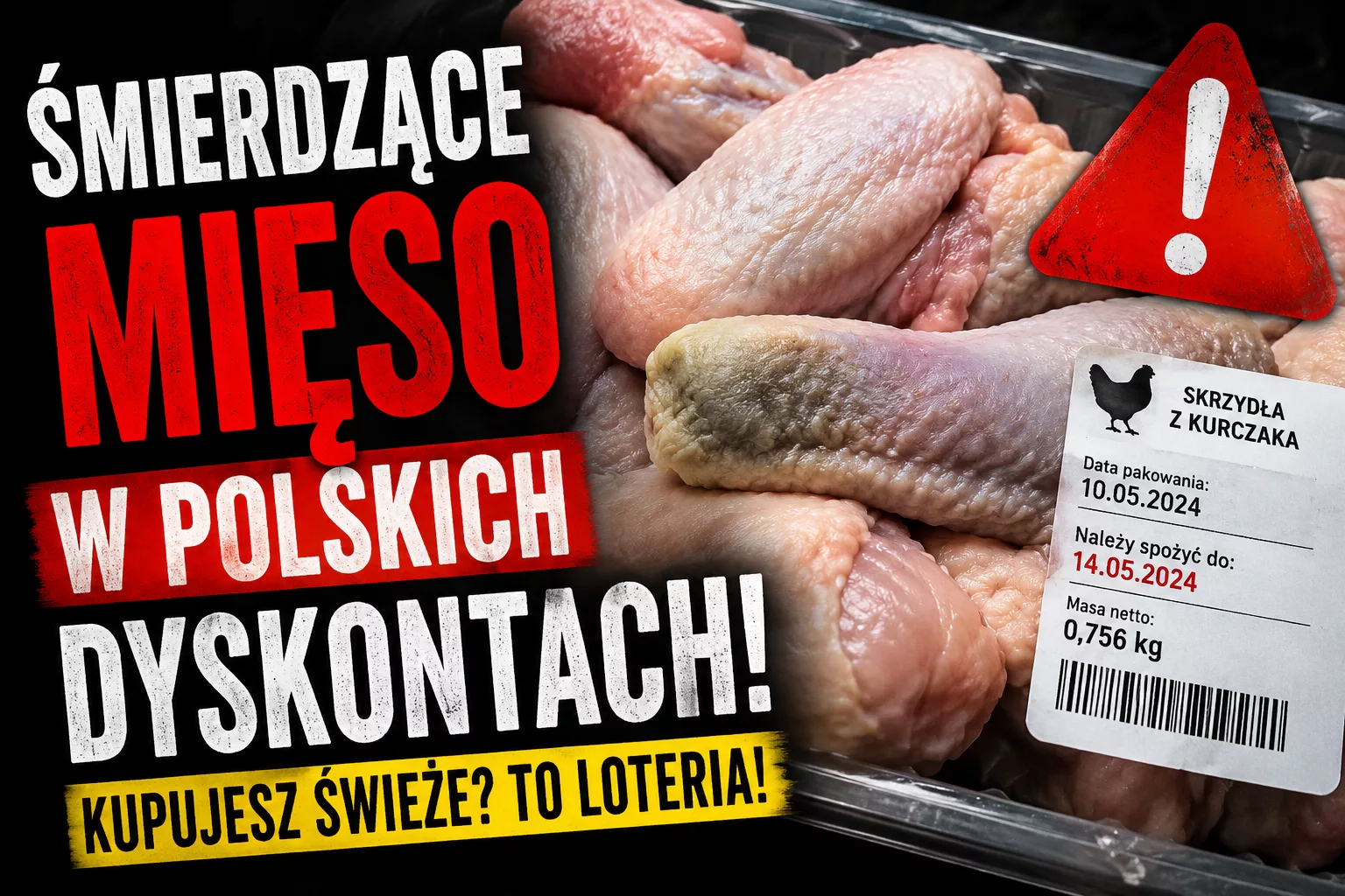Śmierdzące mięso w polskich dyskontach. Klienci mają dość. Co dzieje się z żywnością w sklepach?