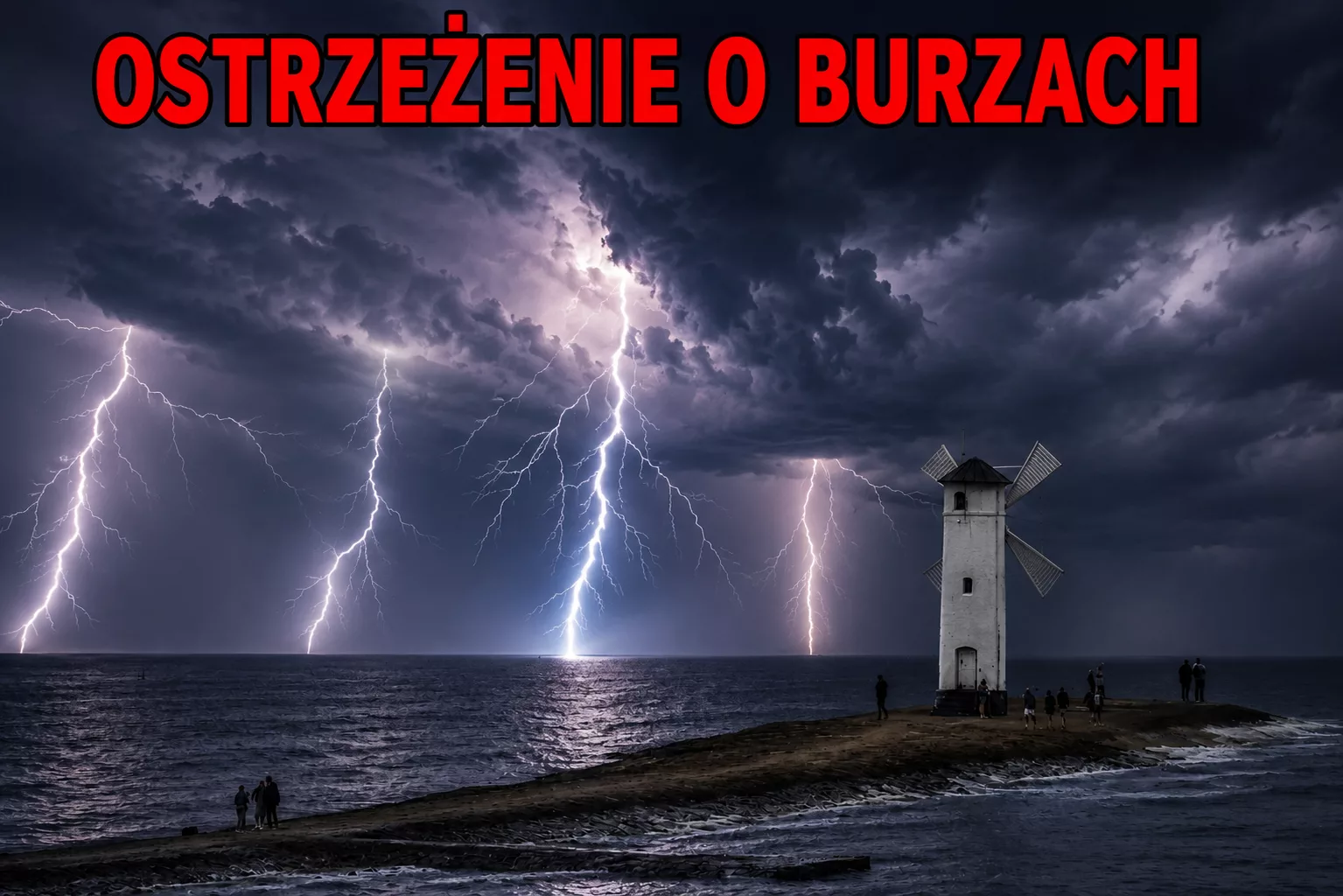 PILNE! Burze nadciągają nad Pomorze Zachodnie. IMGW wydało ostrzeżenia dla Świnoujścia, Szczecina i 20 powiatów