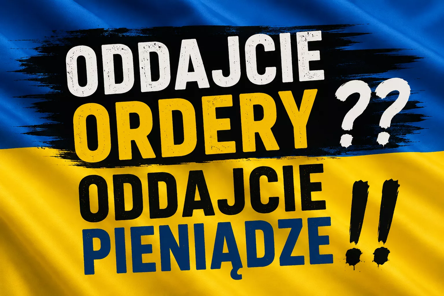 Ukraińcy oddają polskie odznaczenia? Polacy pytają: kiedy oddacie miliardy przekazane Ukrainie?