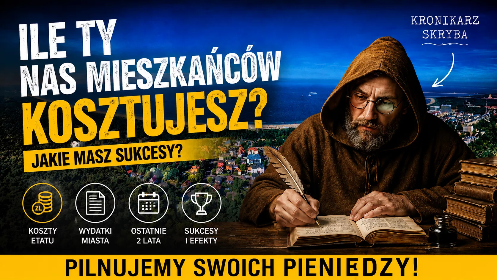 Świnoujście ile kosztuje nas kronikarz miejski – jakie ma osiągnięcia ??