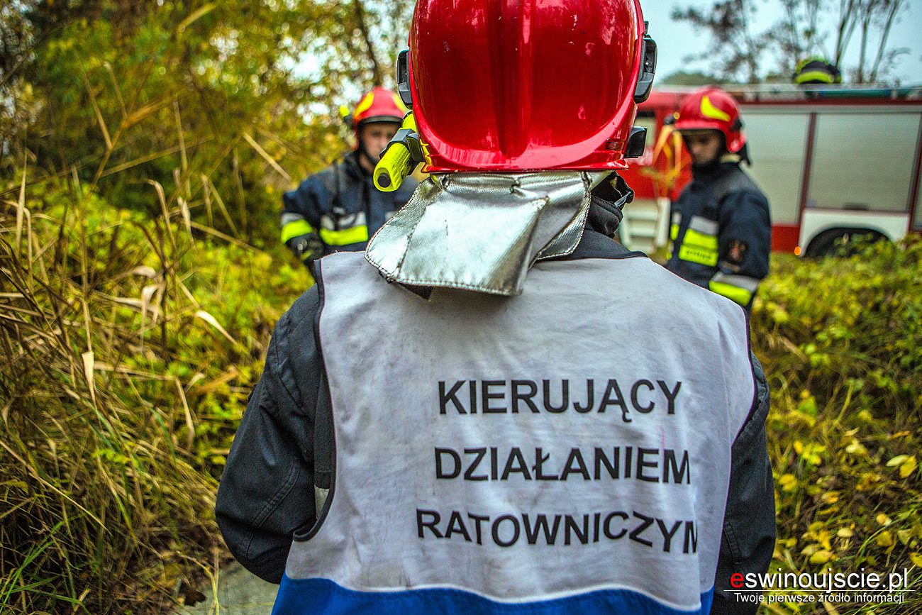 Kolejny groźny pożar w Świnoujściu . Ewakuowano 30 osób, dwie trafiły do szpitala