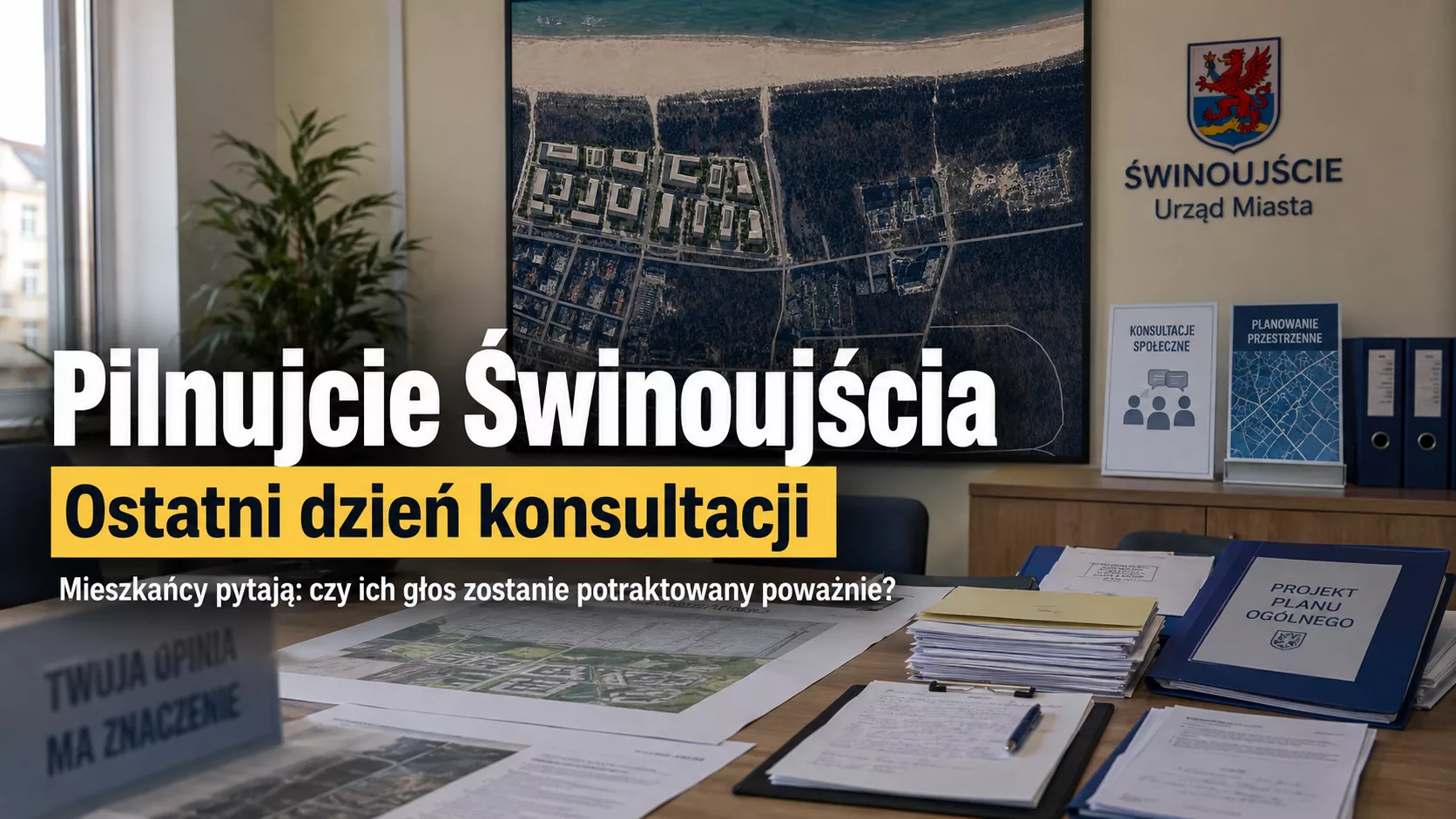 Pilnujcie Świnoujścia – Ostatni dzień konsultacji – Mieszkańcy pytają: czy ich głos zostanie potraktowany poważnie?
