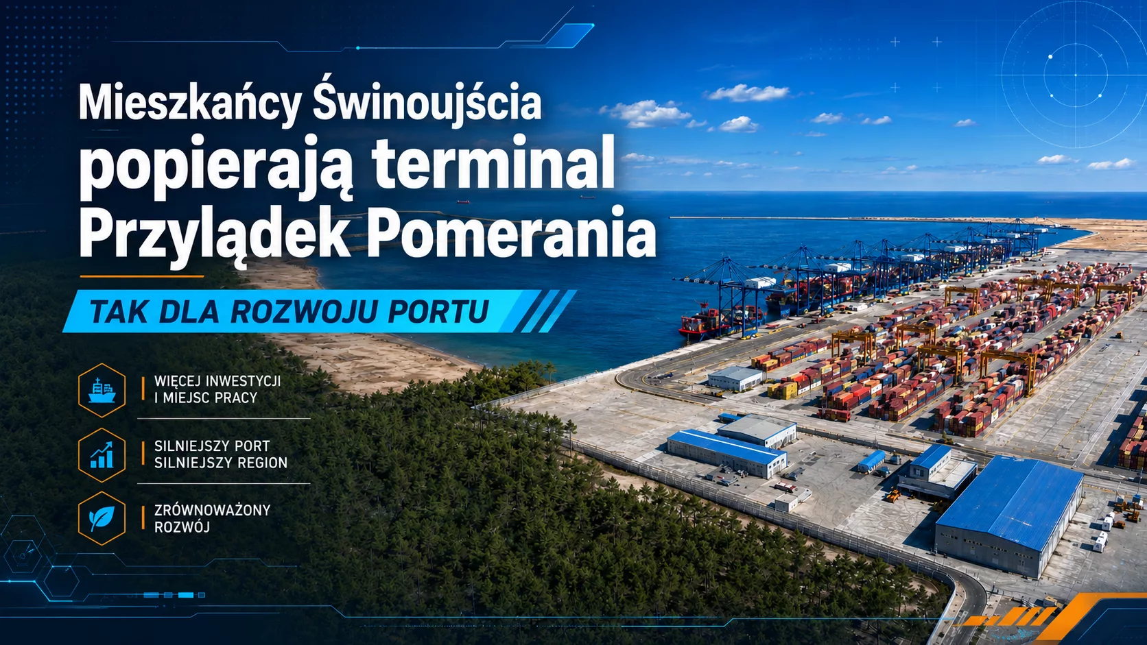 Mieszkańcy Świnoujścia popierają terminal Przylądek Pomerania
