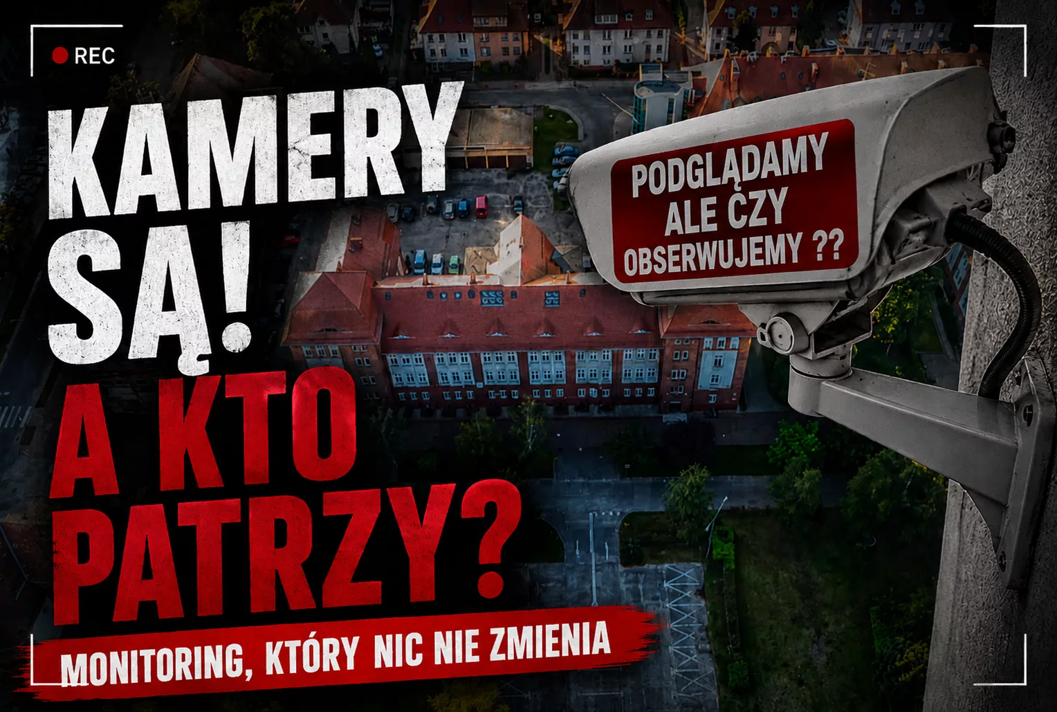 Świnoujście: Setki tysięcy wyrzucone w kamery? Monitoring bez ludzi to tylko drogi rejestrator