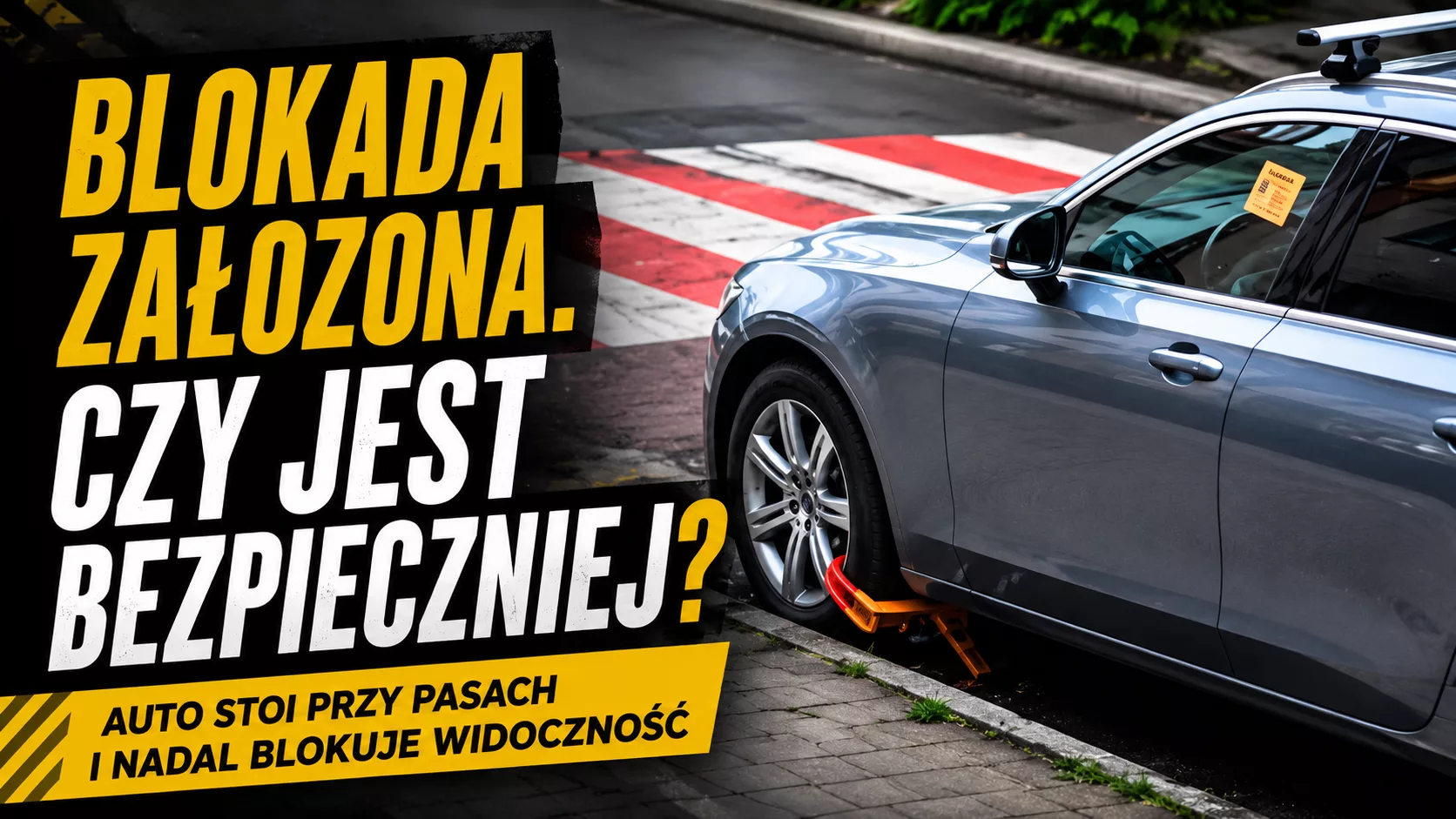 Blokada tuż przed przejściem. Czy teraz naprawdę jest bezpieczniej?