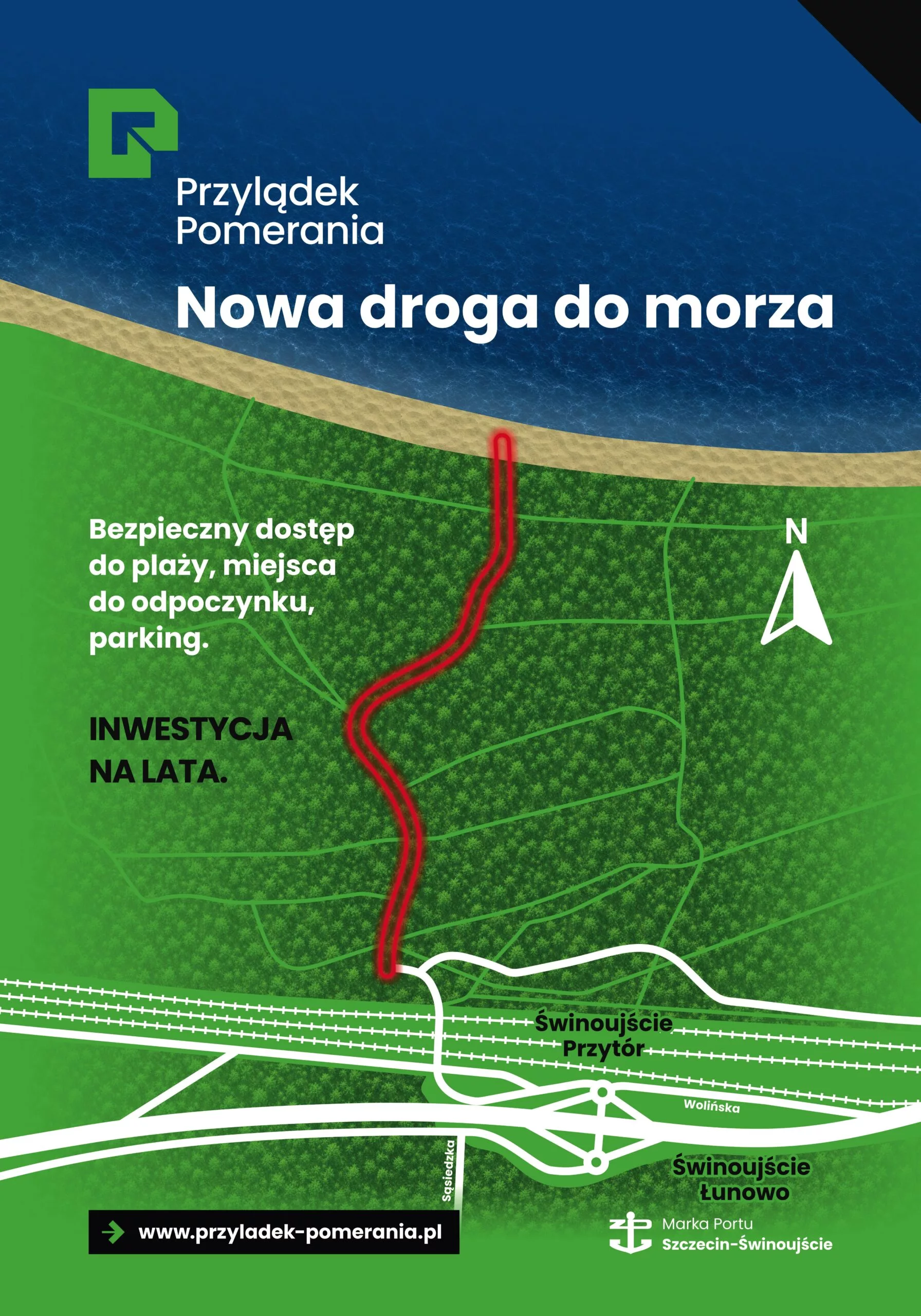 Nowa droga na plażę na Warszowie coraz bliżej. Port kończy prace nad koncepcją