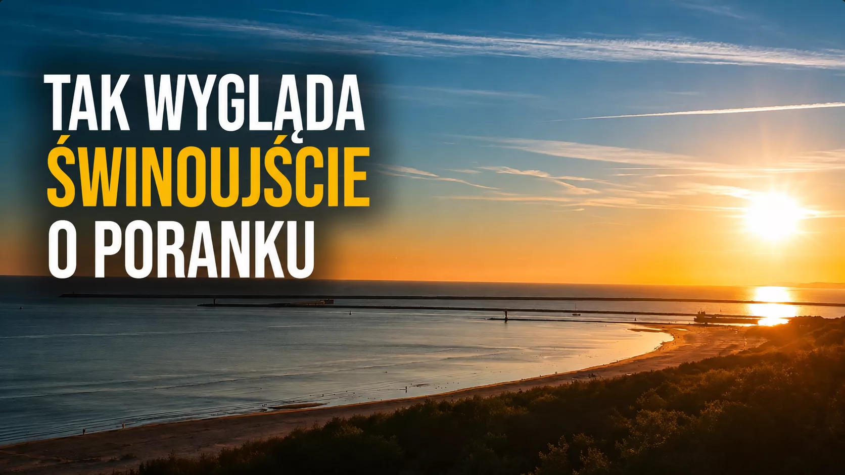 Pogoda Świnoujście na dziś. Słoneczna i gorąca niedziela nad Bałtykiem