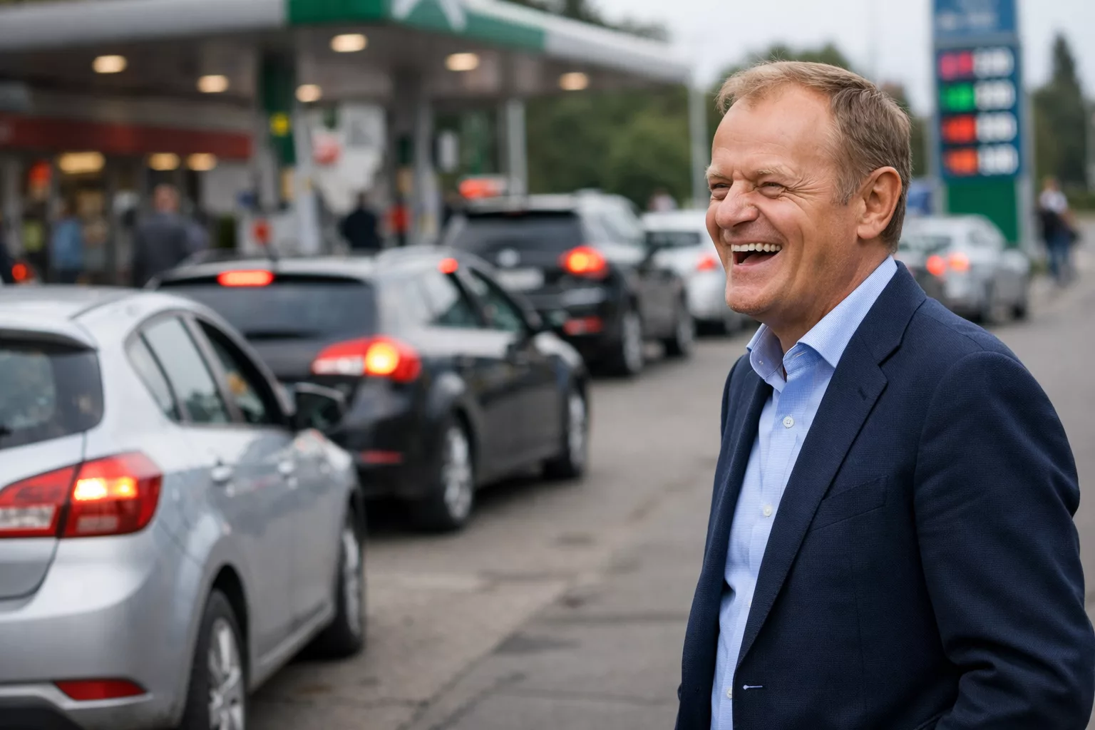 Tusk obniża ceny paliw. W Świnoujściu skorzystają także Niemcy. Kto za to zapłaci?