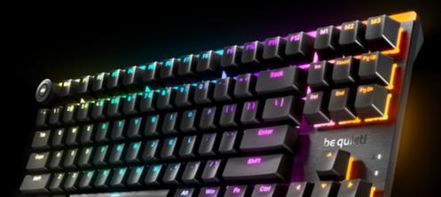 Recenzja klawiatury mechanicznej be quiet! Light Mount TKL - Model dla graczy szukających cichych przełączników i podkładki