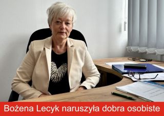 Sąd nie miał wątpliwości. Bożena Lecyk naruszyła dobra osobiste