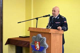 Komendant Powiatowy Policji Zbigniew Krzos przeszedł na emeryturę