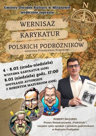 Kreską przez świat. Wystawa karykatur podróżników