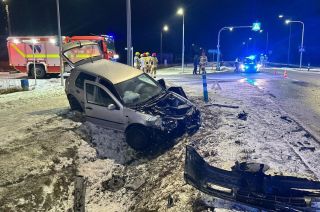 Wymusił pierwszeństwo na skrzyżowaniu