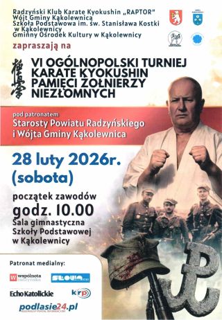 „W duchu siły i pamięci” - VI Ogólnopolski Turniej Karate Kyokushin w Kąkolewnicy