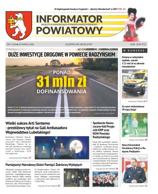 Najnowszy numer „Informatora Powiatowego” już dostępny!