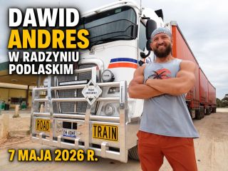 Dawid Andres z „Ciężarówką przez Stany” w Radzyniu