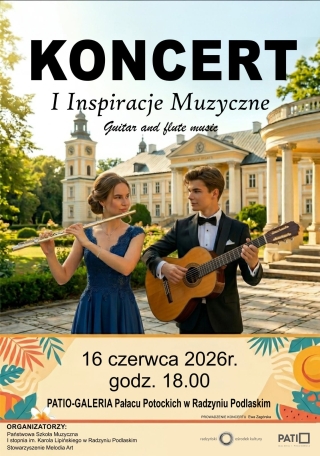 Flet i gitara zabrzmią w Pałacu Potockich. Przed nami koncert „Inspiracje Muzyczne”