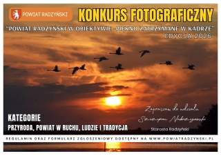 Rusza druga edycja konkursu „Powiat Radzyński w obiektywie”. Do wygrania nagrody finansowe!