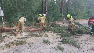 Gwałtowna burza nad powiatem radzyńskim. Strażacy interweniowali już ponad 50 razy