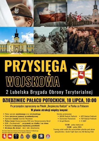 Wojskowe święto w Radzyniu Podlaskim. Przysięga terytorialsów i rodzinny piknik pełen atrakcji