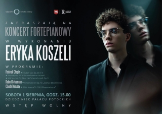 Laureat międzynarodowych konkursów zagra w Radzyniu. Wyjątkowy recital Eryka Koszeli już 1 sierpnia
