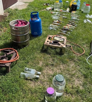 Nielegalnie produkował alkohol