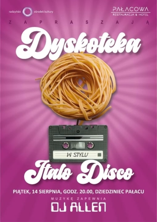 W piątek kolejna dyskoteka na dziedzińcu Pałacu Potockich