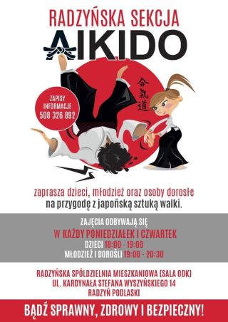 Nie tylko sport, ale też sposób na lepszą koncentrację. Aikido wraca na matę w Radzyniu Podlaskim