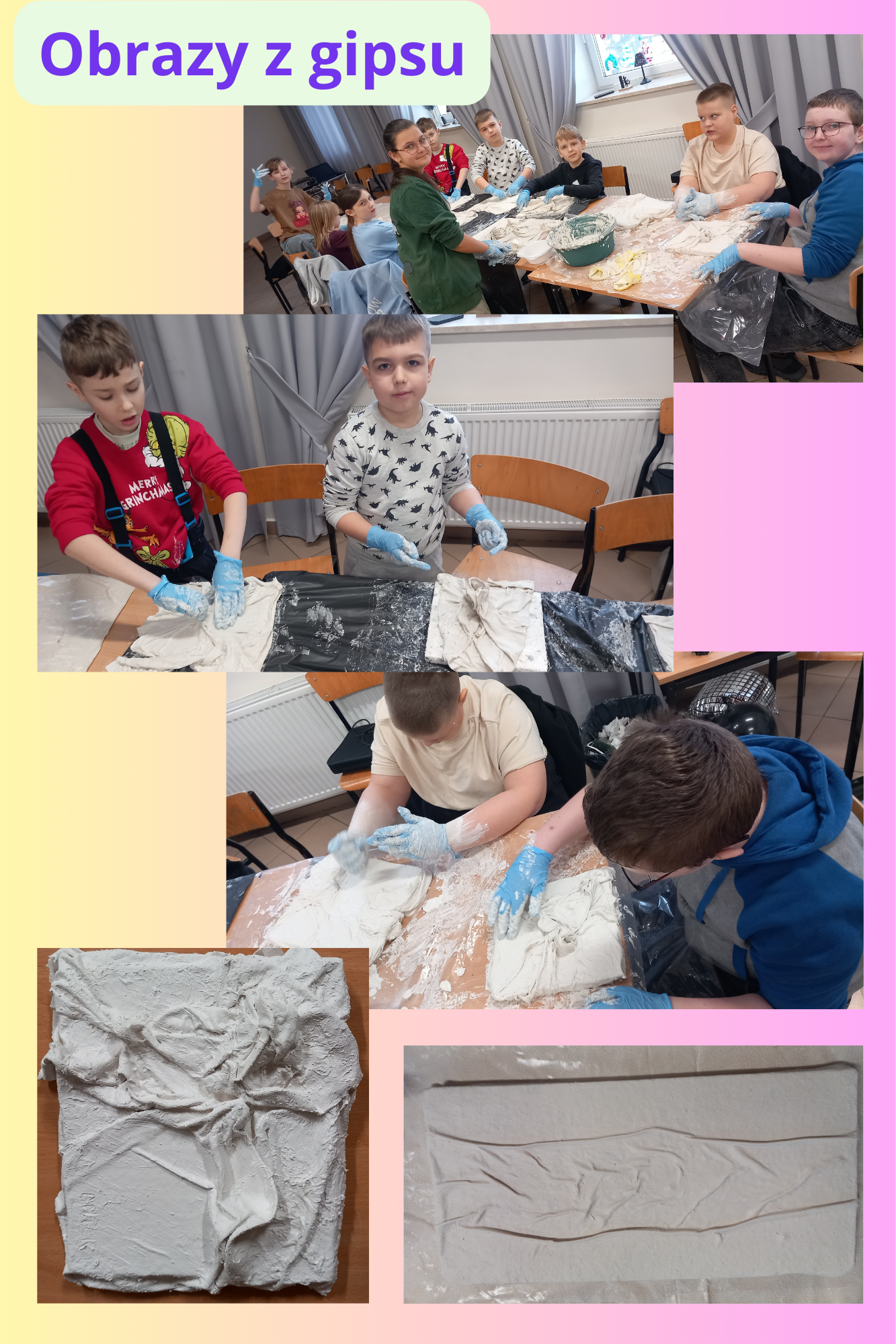 Warsztaty w bibliotece w Uzdowie