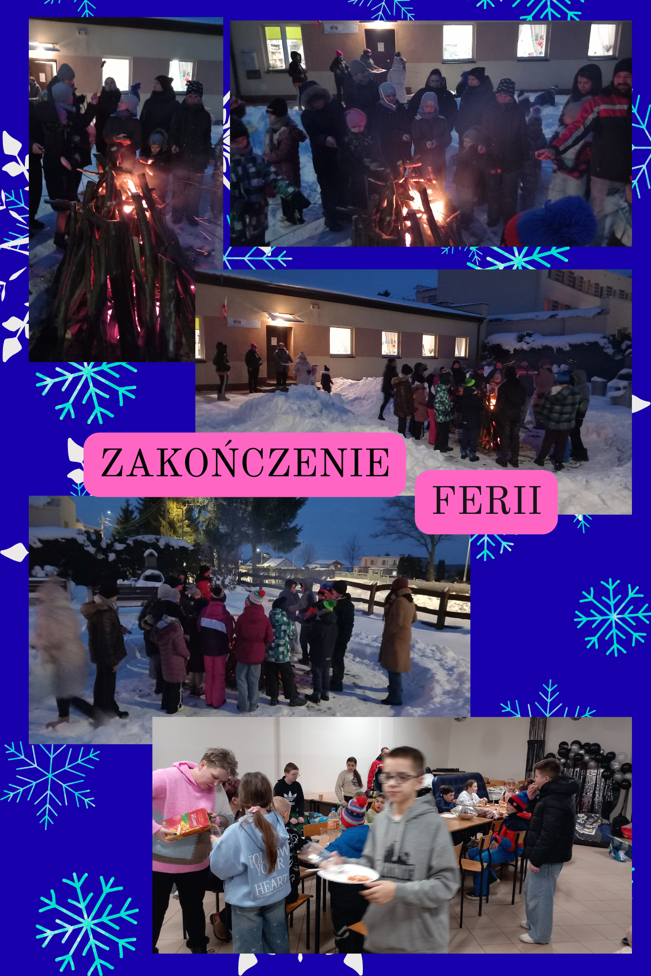 Zakończenie ferii w bibliotece w Uzdowie