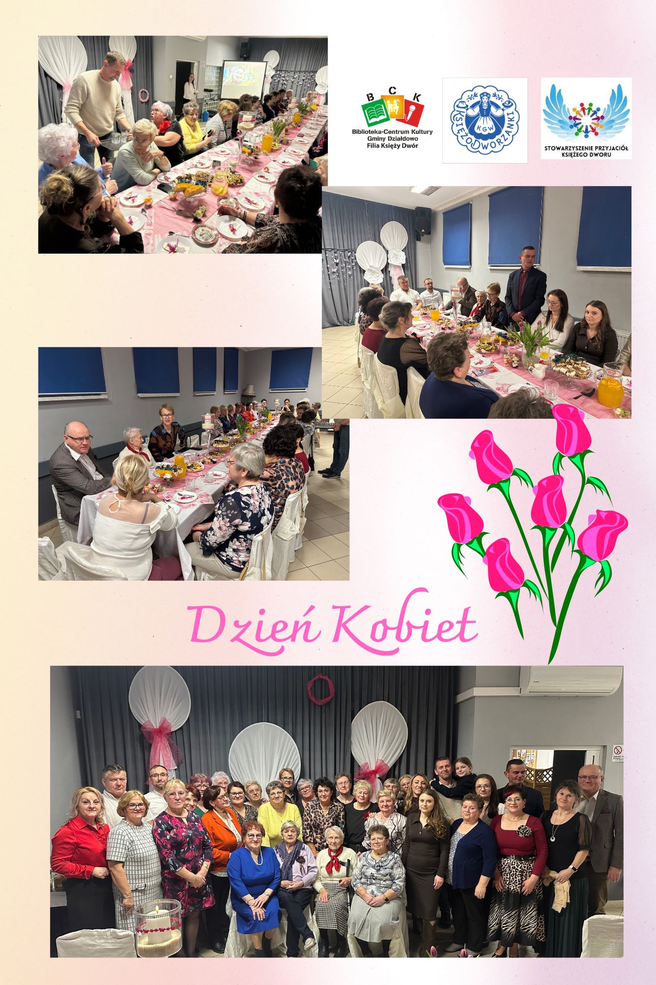 Dzień kobiet w świetlicy w Księżym Dworze