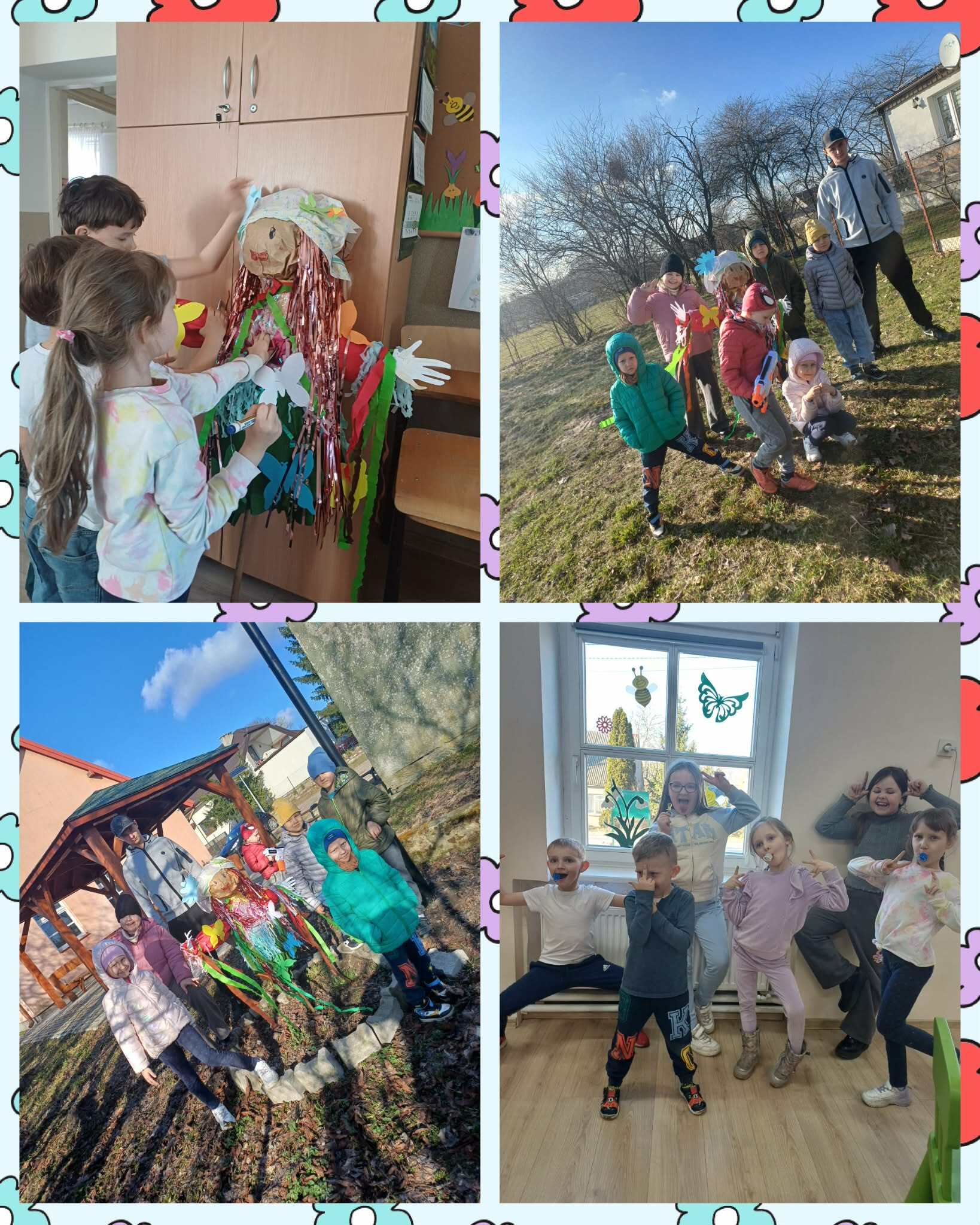 Powitanie wiosny w świetlicy w Wysokiej