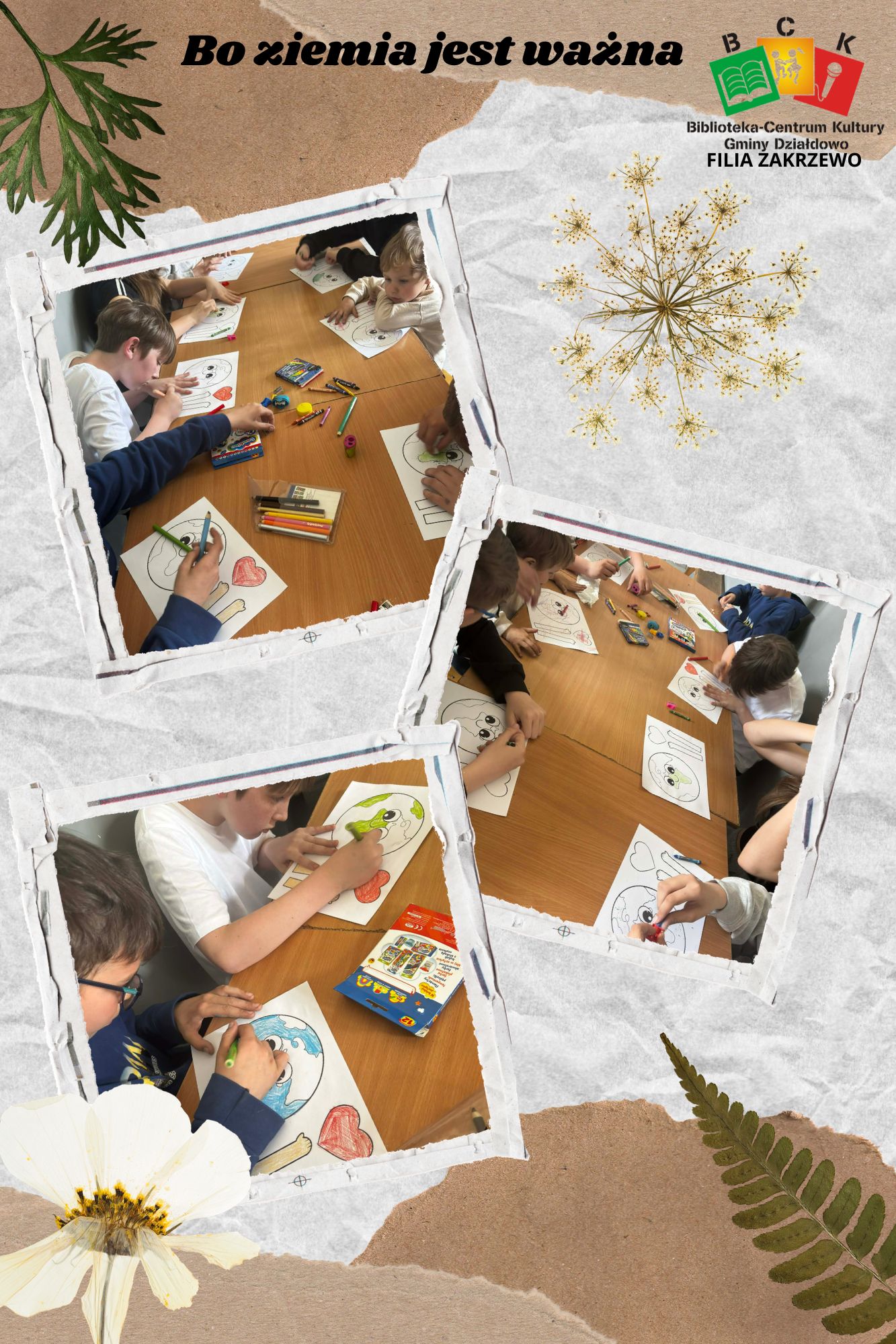 Dzień Ziemi- Świetlica w Zakrzewie