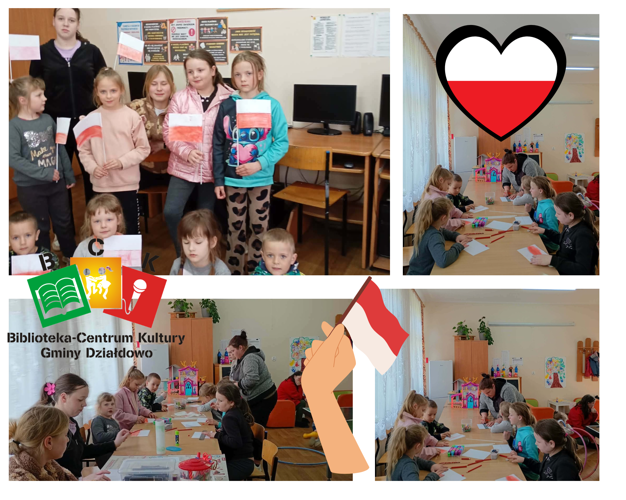 Dzień Flagi w świetlicy w Jankowicach