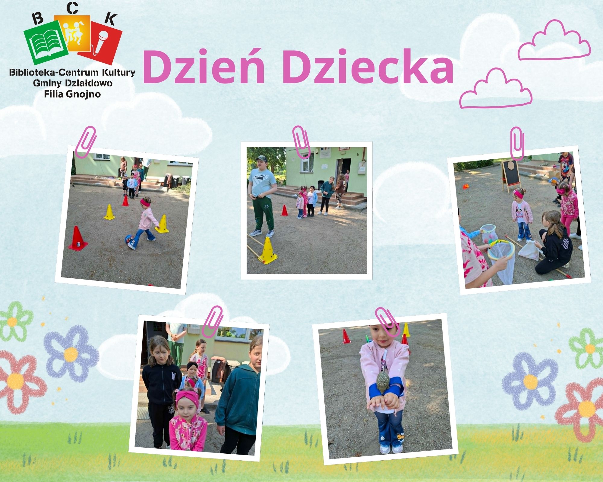 Dzień Dziecka w bibliotece w Gnojnie