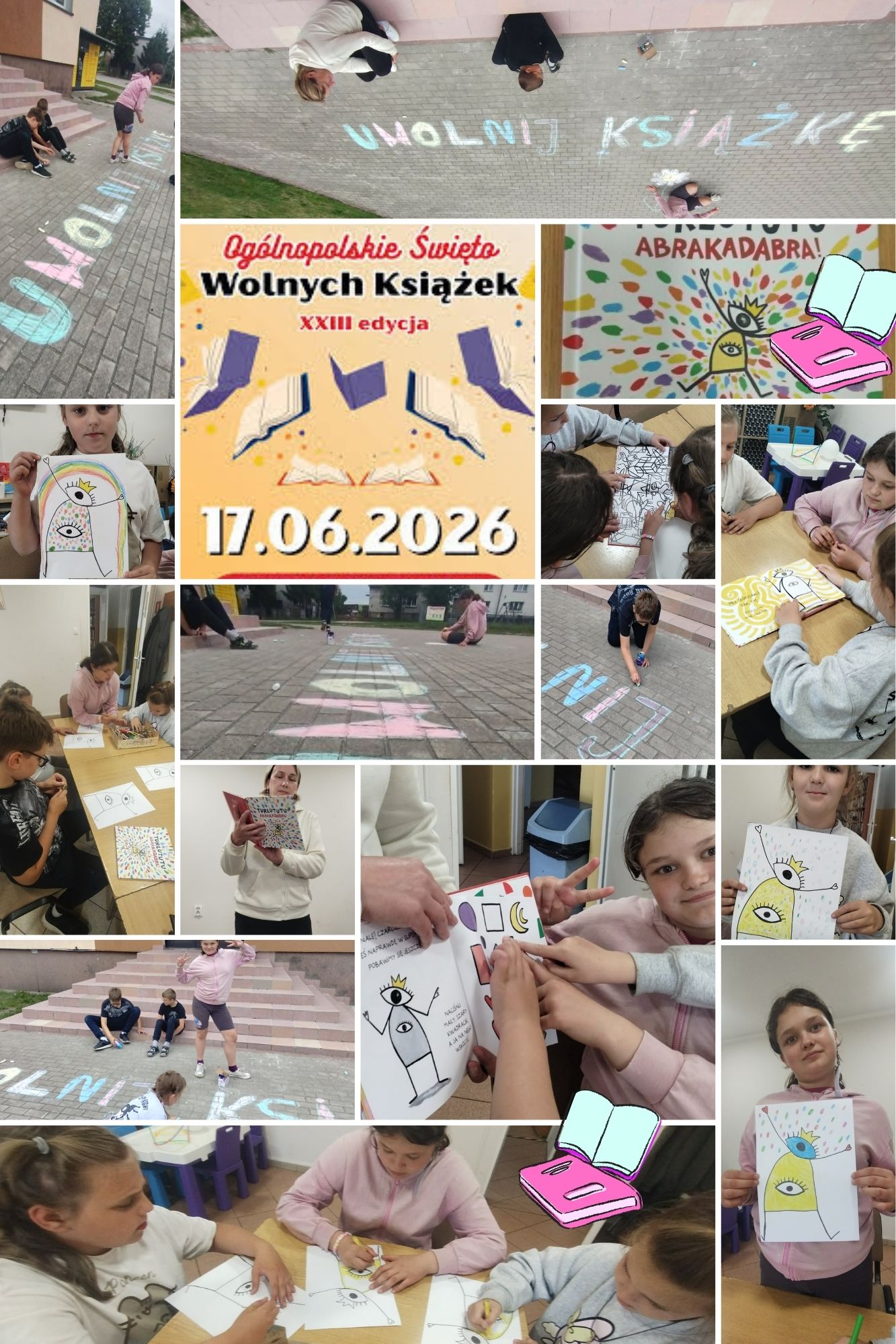 Ogólnopolskie Święto Wolnych Książek w bibliotece w Turzy Wielkiej