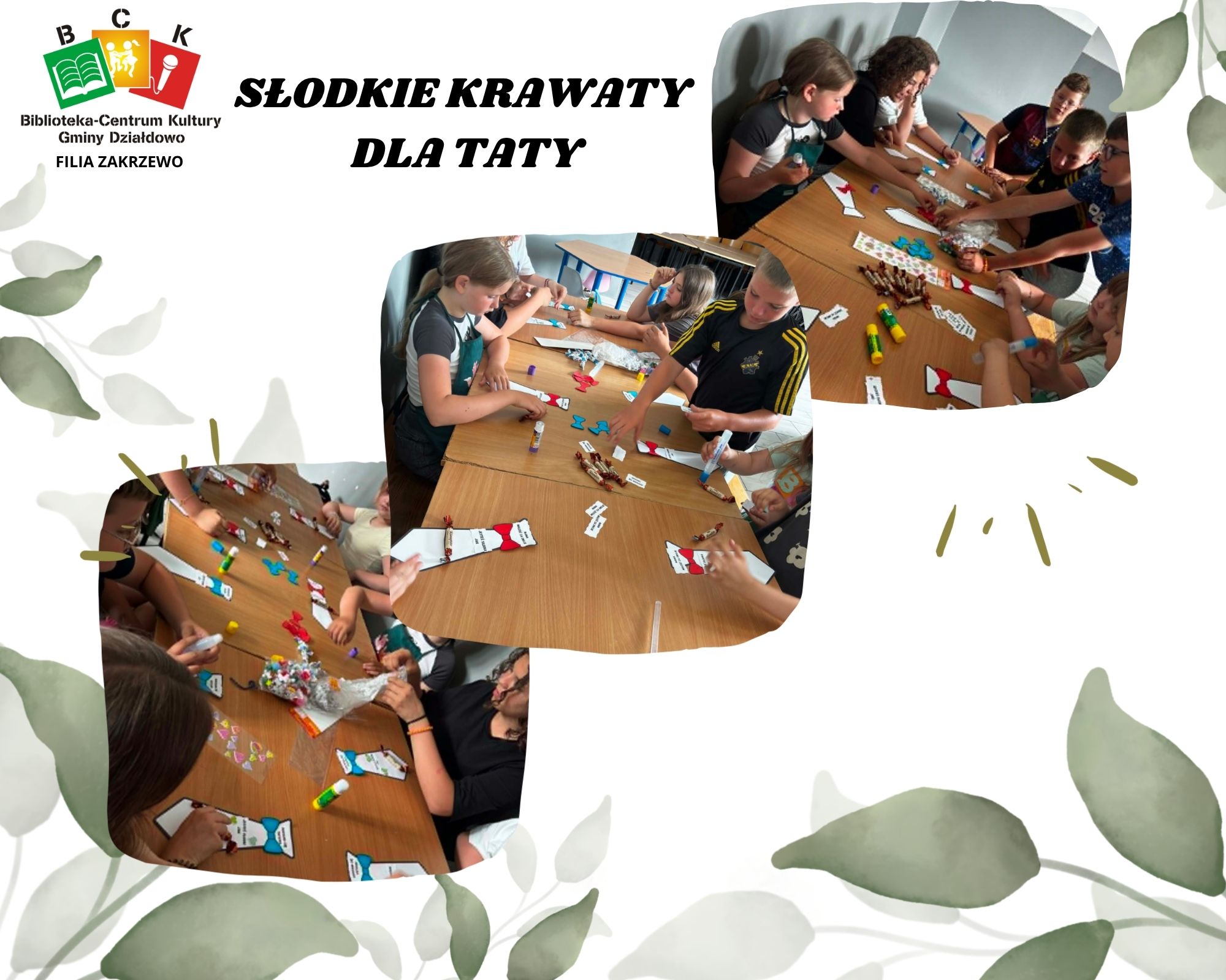 Słodkie krawaty dla taty – Świetlica w Zakrzewie